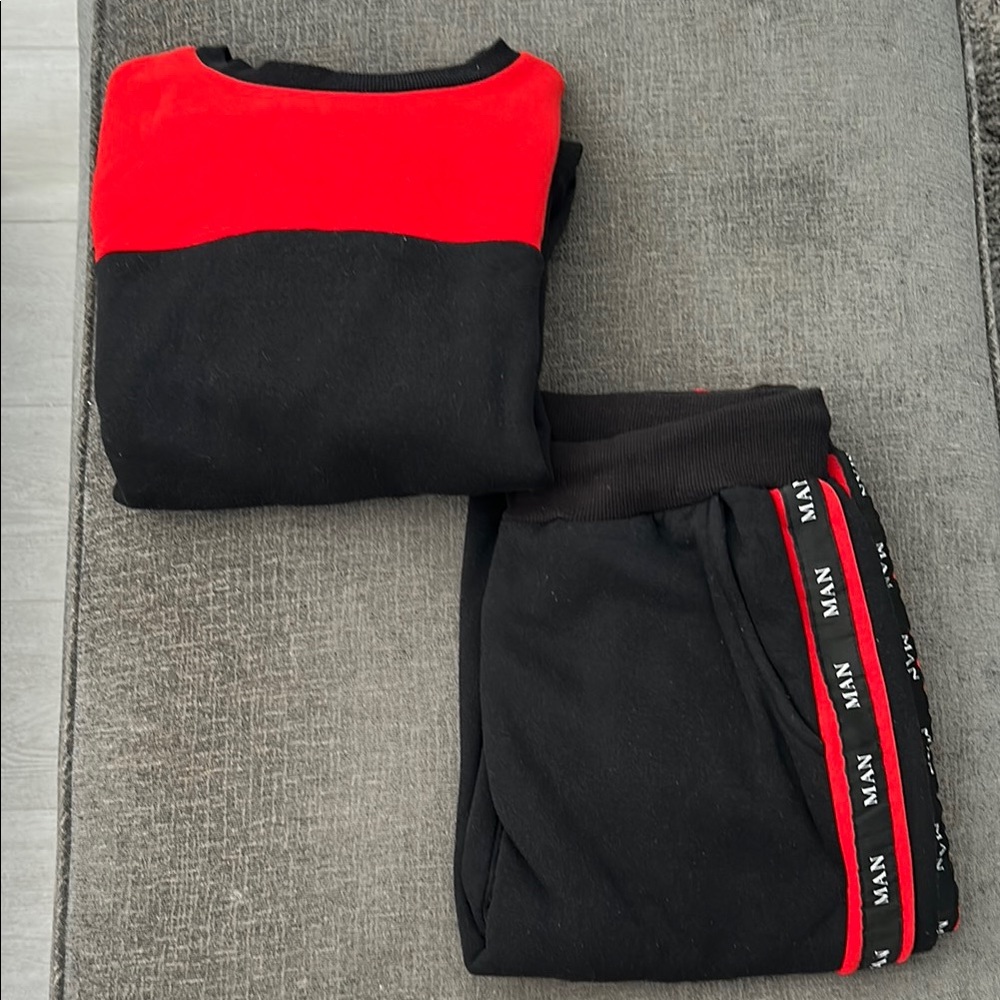 Boohoo Man Color Block Track Set
